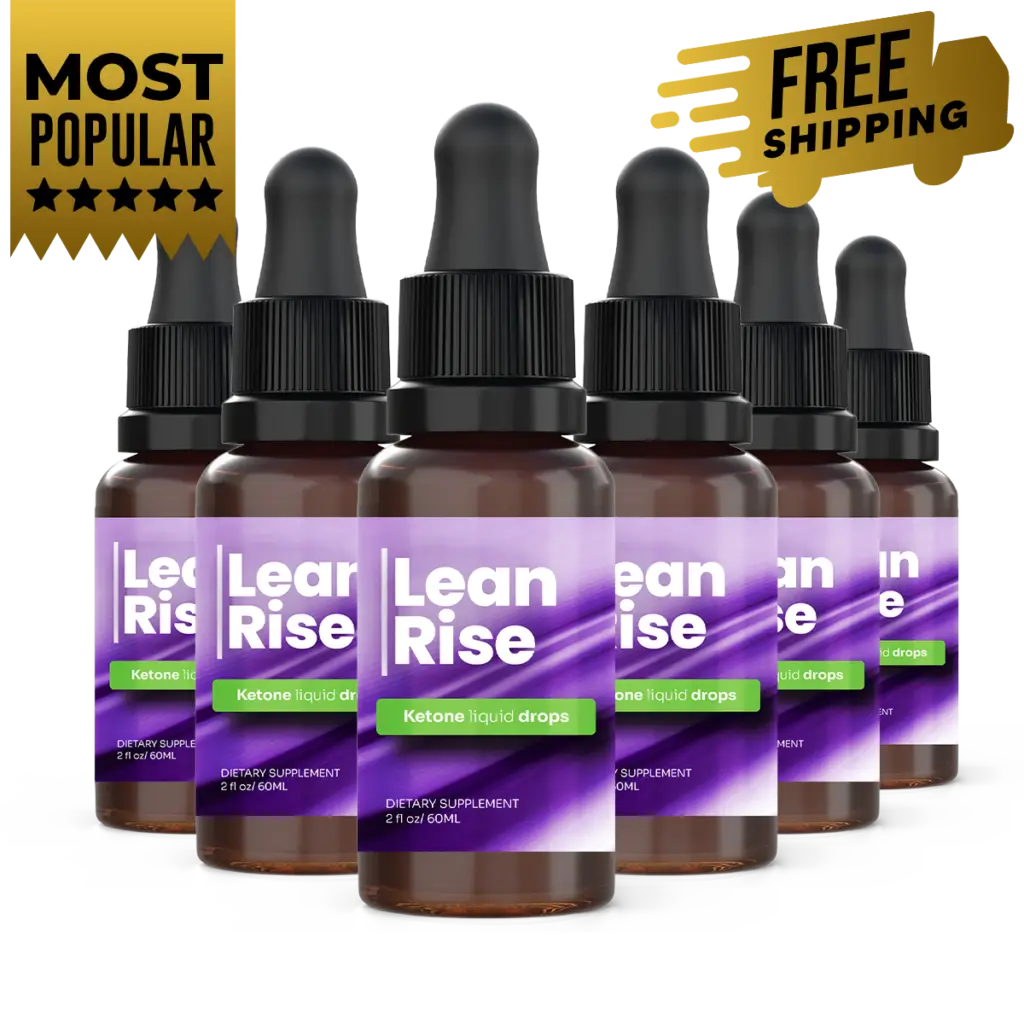 LeanRise 6 Bottle Best Value Pack — 180 Day Supply Thermogenic Appetite Control and Fat Burning Protocol
