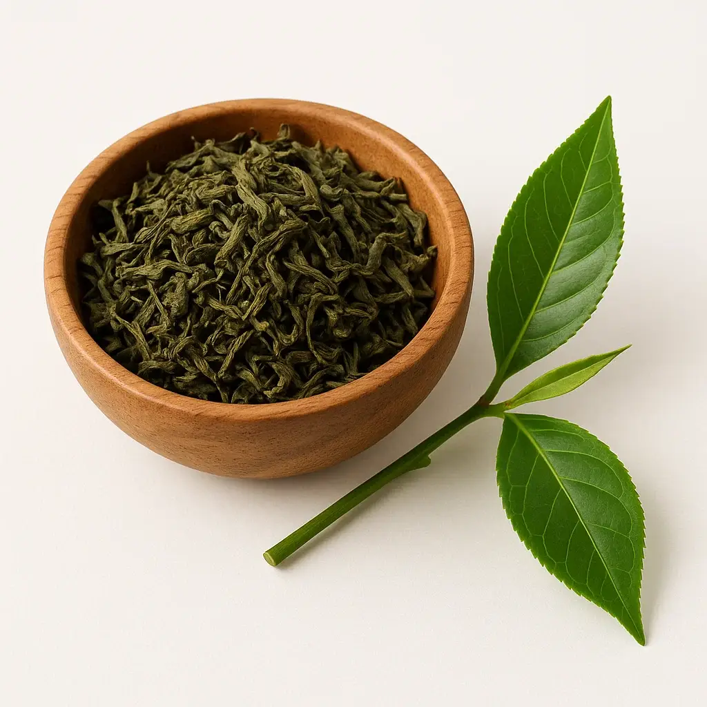 Green Tea Leaf Extract — Thermogenesis and catechin antioxidant fat-burning ingredient in LeanRise formula