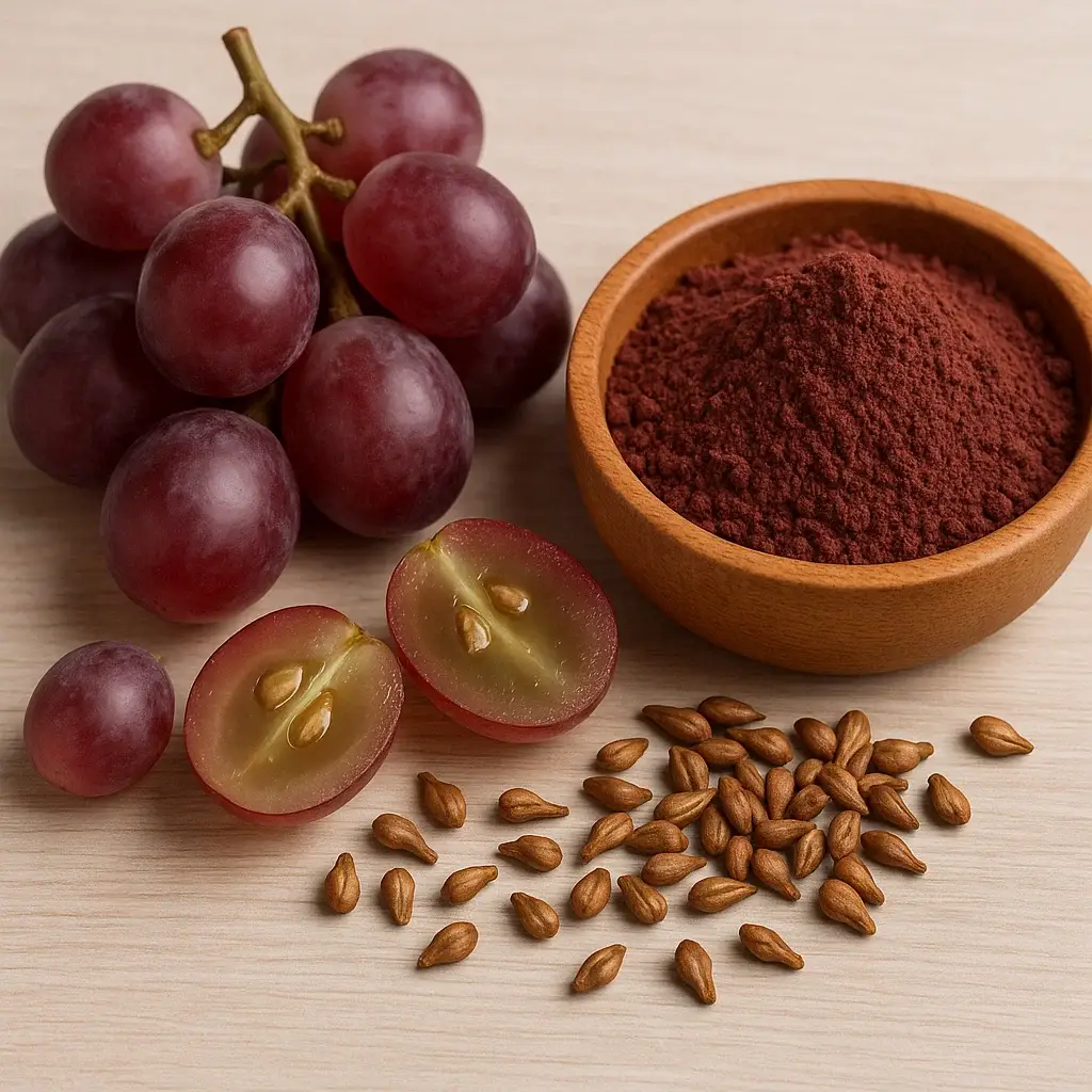Grape Seed Extract — Antioxidant cellular protection and circulation support ingredient in LeanRise formula